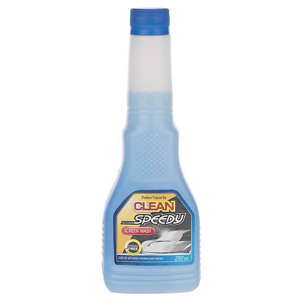 محلول شیشه شوی خودرو اسپیدی مدل Clean حجم 250 میلی‌ لیتر، Speedy Clean Screen Wash 250ml