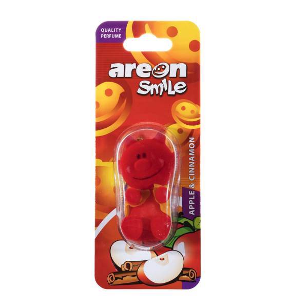 خوشبو کننده ماشین آرئون مدل Smile Apple Cinnamon، Areon Smile Apple Cinnamon Car Air Freshener