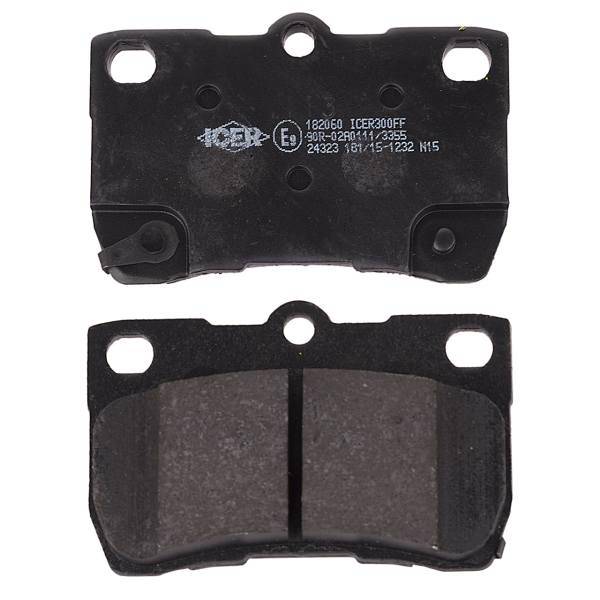 لنت ترمز عقب آیسر مدل 182060 مناسب برای لکسوس GS/IS، Icer 182060 Back Brake Pad For Lxus GS/IS