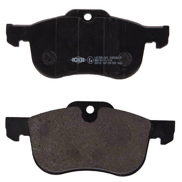 لنت ترمز جلو آیسر مدل 181335203 مناسب برای ام جی 6، Icer 181335203 Front Brake Pad For MG 6