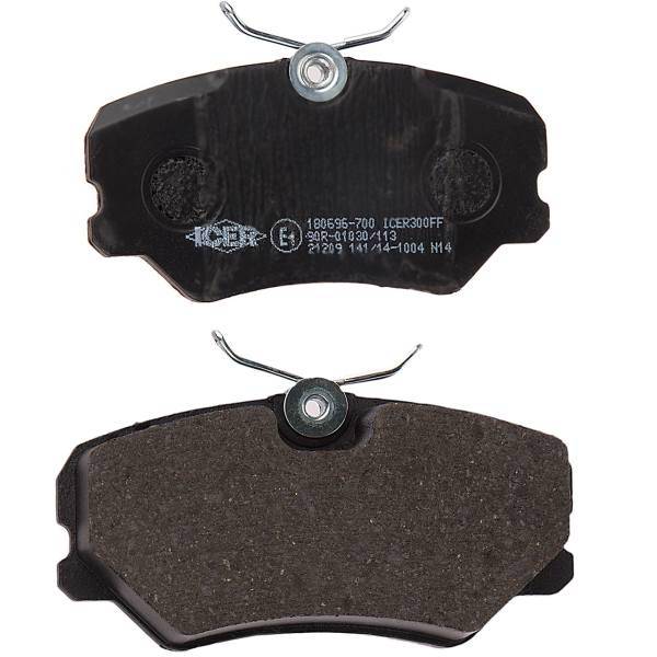 لنت ترمز جلو آیسر مدل 180696700 مناسب برای سمند، Icer 180696700 Front Brake Pad For Samand