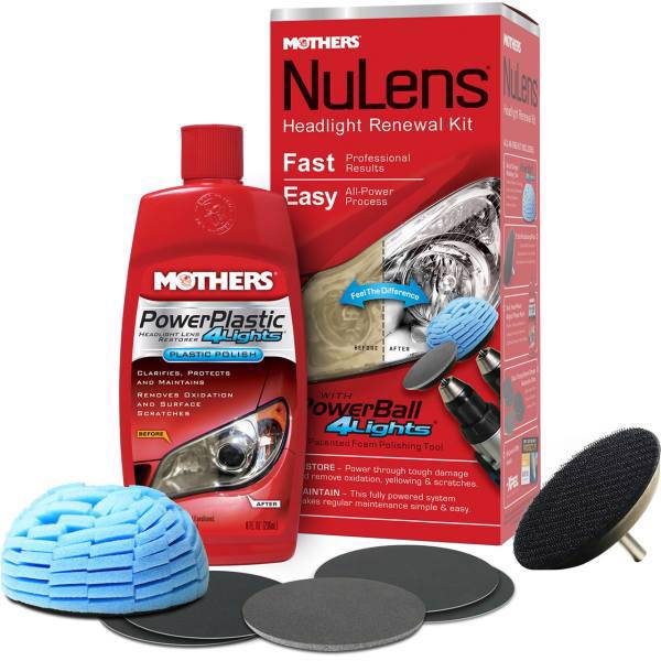 کیت کامل پولیش چراغ خودرو مادرز مدل 7251، Mothers 7251 Car Headlight Renewal Kit