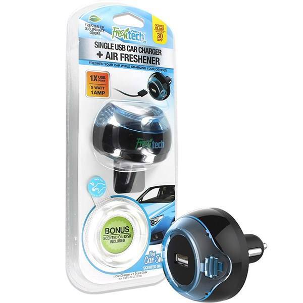 شارژر فندکی و خوشبو کننده اتومبیل Freshtech، Freshtech USB Car Charger And Air Freshener