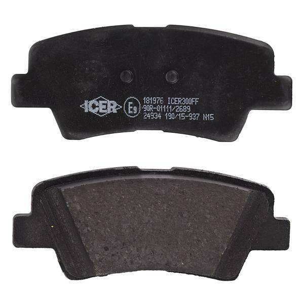 لنت ترمز عقب آیسر مدل 181976 مناسب برای هیوندای سوناتا، Icer 181976 Back Brake Pad For Hyundai Sonata