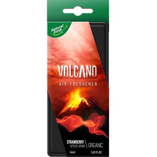 خوشبو کننده ماشین نچرال فرش مدل Volcano Strawberry، Natural Fresh Volcano Strawberry Car Air Freshener