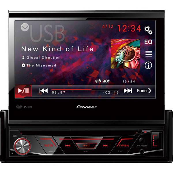 پخش کننده خودرو پایونیر مدل AVH-3850DVD، Pioneer AVH-3850DVD Car Audio