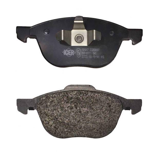 لنت ترمز جلو آیسر مدل 181617، Icer 181617 Front Brake Pad