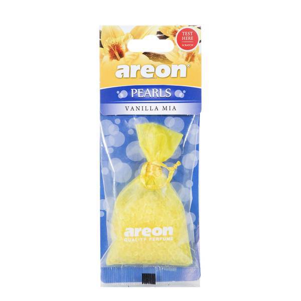 خوشبو کننده ماشین آرئون مدل Pearls با رایحه وانیل، Areon Pearls Vanilla Mia Car Air Freshener