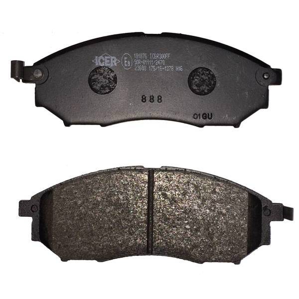 لنت ترمز جلو آیسر مدل 181876، Icer 181876 Front Brake Pad