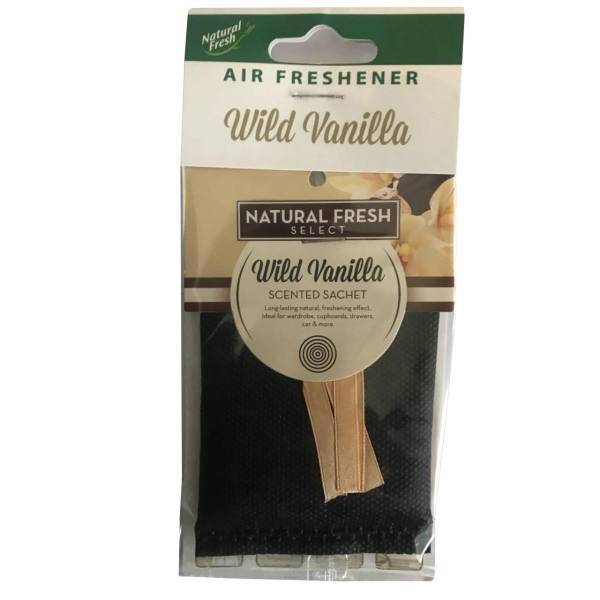 خوشبو کننده ماشین نچرال فرش Sachet Wild Vanilla، Natural Fresh Sachet Wild Vanilla Car Air Freshener