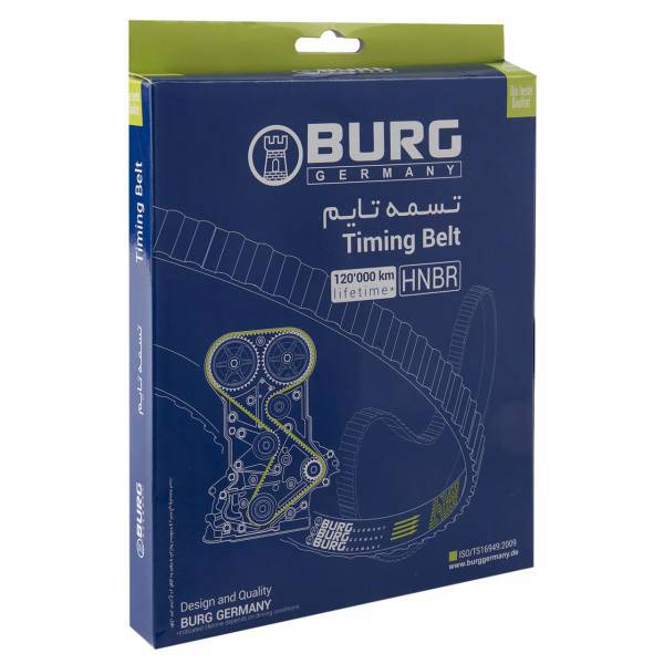 تسمه تایم بورگ جرمنی مدل 1205 مناسب برای L90، Burg Germany 1205 Timing Belt Suitable for L90