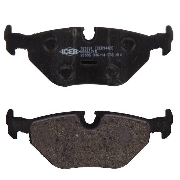 لنت ترمز عقب آیسر مدل 181051 مناسب برای ام جی 6، Icer 181051 Back Brake Pad For MG 6