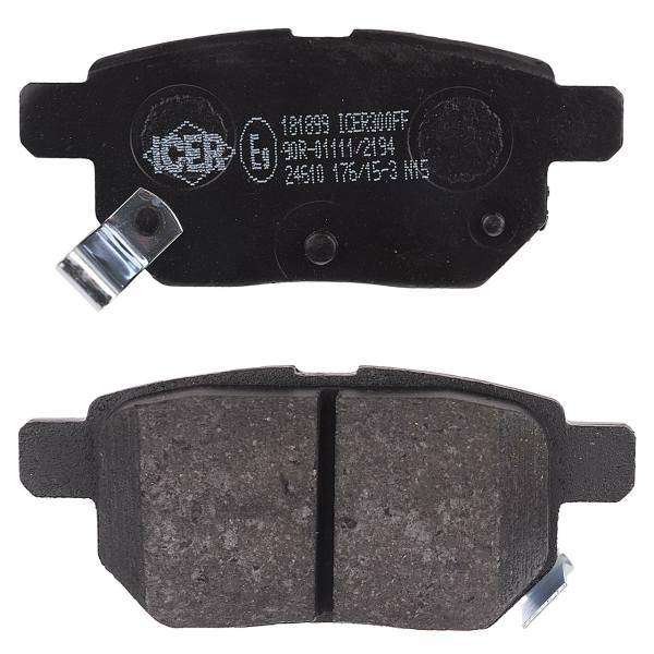 لنت ترمز عقب آیسر مدل 181899 مناسب برای تویوتا کرولا، Icer 181899 Back Brake Pad For Toyota Corolla