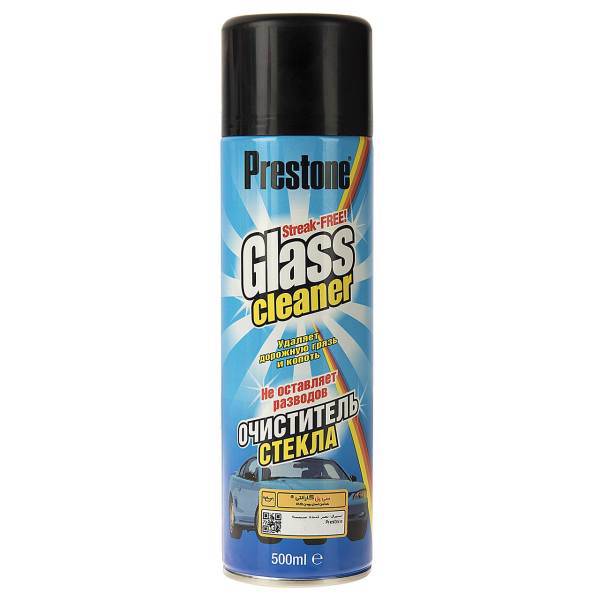 اسپری شیشه شوی خودرو پرستون حجم 500 میلی‌ لیتر، Prestone Glass Cleaner Spray 500 ml