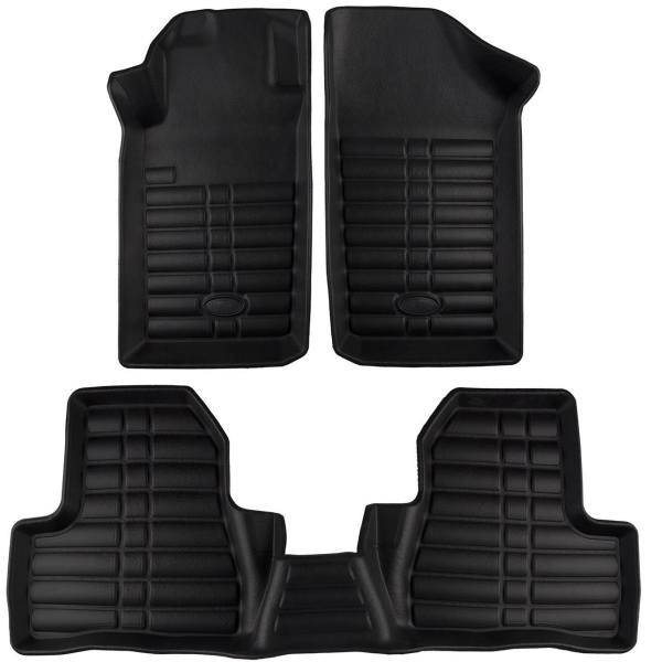 کفپوش سه بعدی چرمی خودرو بابل مناسب برای پژو 206، Babol 3D Leather For Peugeot 206 Car Vehicle Mat