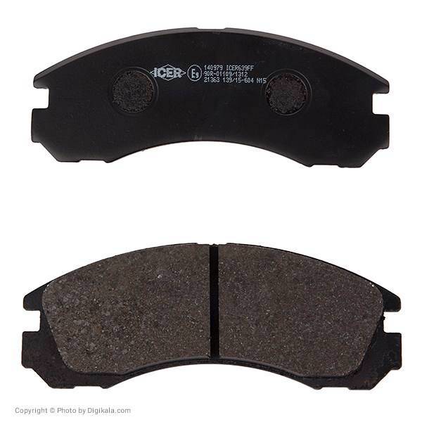 لنت ترمز جلو آیسر مدل 140979 مناسب برای میتسوبیشی پاجرو، Icer 140979 Front Brake Pad For Mitsubishi Pajero