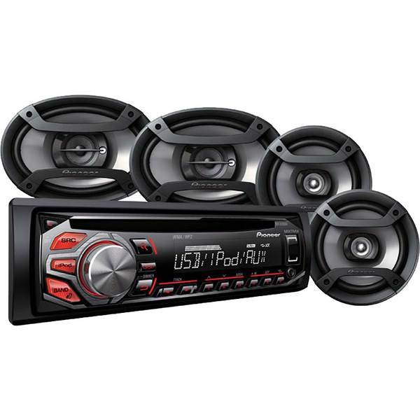 پخش کننده خودرو پایونیر DXT-X1769UB به همراه باند، Pioneer DXT-X1769UB Car Audio With Speakers