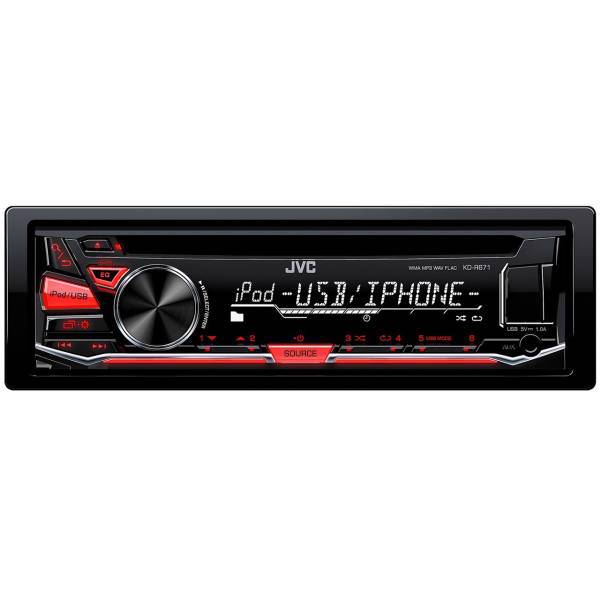 پخش کننده خودرو جی وی سی مدل KD-R671، JVC KD-R671 Car Audio