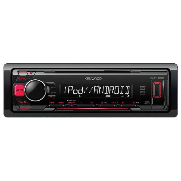 پخش کننده خودرو کنوود مدل KMM-203، KENWOOD KMM-203 Car Audio