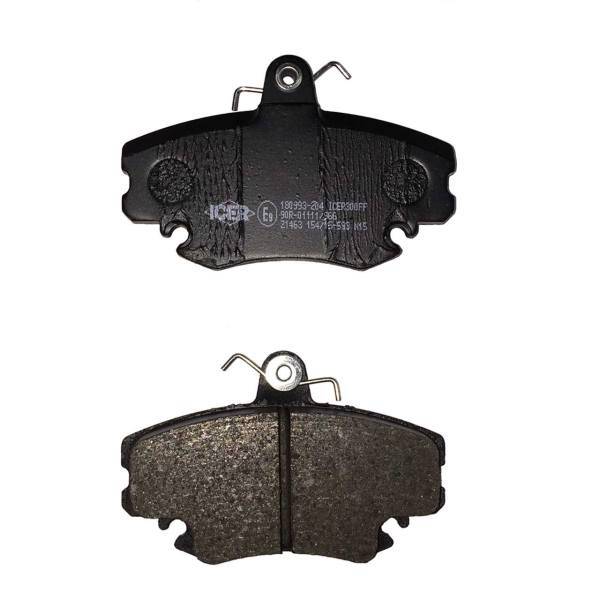 لنت ترمز جلو آیسر مدل 180993204، Icer 180993204 Front Brake Pad