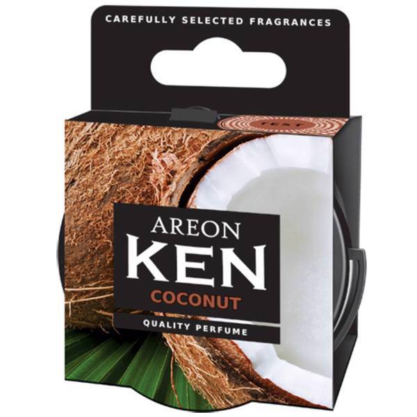 خوشبو کننده خودرو آرئون مدل Ken با رایحه Coconut، Areon Ken Coconut Car Air Freshener