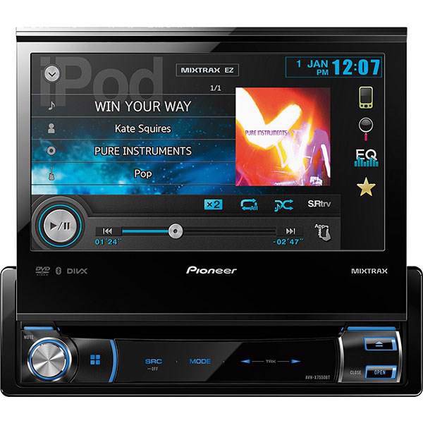 پخش کننده خودرو پایونیر AVH-X7550BT، Pioneer AVH-X7550BT Car Audio