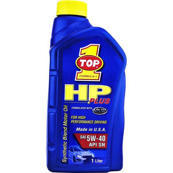 روغن موتور خودرو تاپ وان مدل HP Plus 5W-40 حجم 1 لیتر، Top 1 HP Plus 5W-40 Car Engine Oil 1L