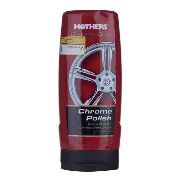 پولیش کروم خودرو مادرز مدل 5212 حجم 355 میلی لیتر، Mothers 5212 Car California Gold Chrome Polish 355mL