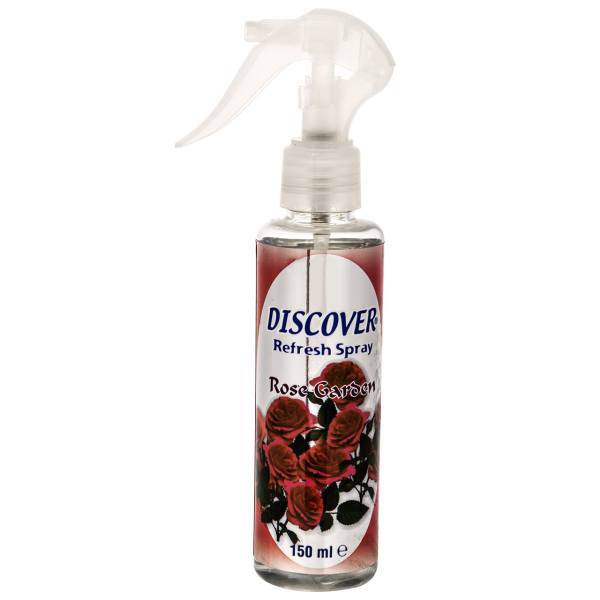 اسپری خوشبو کننده خودرو دیسکاور مدل Rose Garden حجم 150 میلی لیتر، Discover Rose Garden Car Air Freshener Spray 150 ml