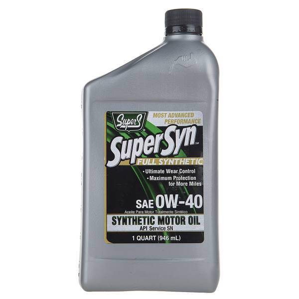 روغن موتور خودرو سوپر اس مدل SuperSyn 0W-40 حجم 946 میلی لیتر، Super S SuperSyn 0W-40 Car Engine Oil 946ml