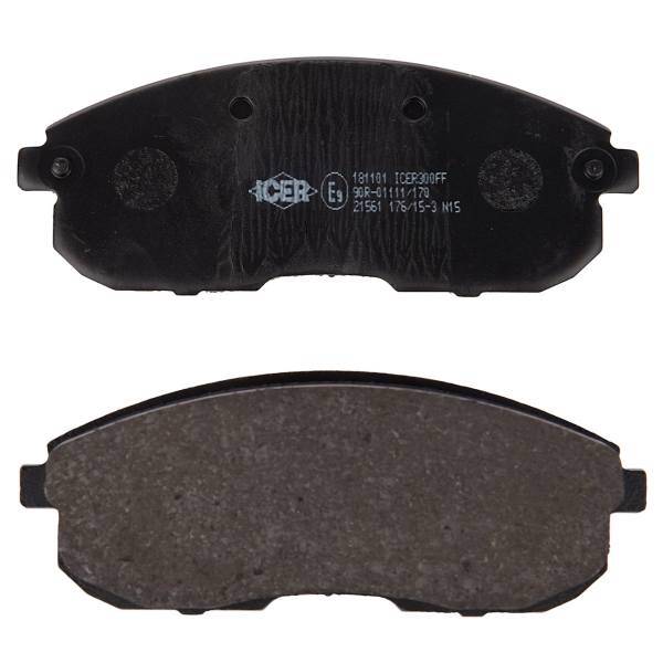 لنت ترمز جلو آیسر مدل 181101 مناسب برای نیسان ماکسیما، Icer 181101 Front Brake Pad For Nissan Maxima