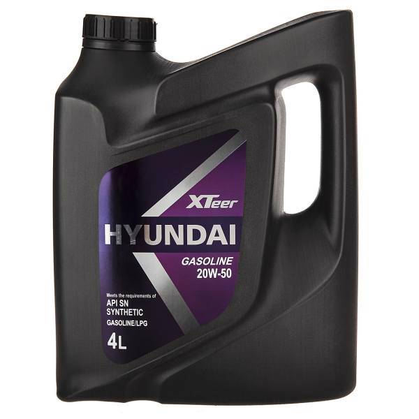 روغن موتور خودرو هیوندای اکستیر مدل 20W-50 ظرفیت 4 لیتر، Hyundai XTeer 20W-50 Engine Oil 4L