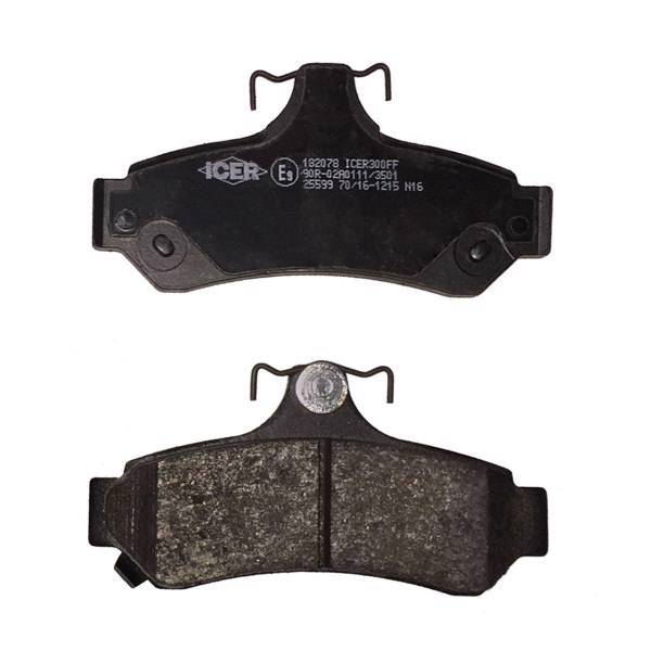 لنت ترمز عقب آیسر مدل 182078، Icer 182078 Rear Brake Pad