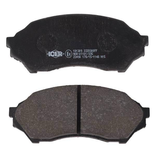 لنت ترمز جلو آیسر مدل 181309 مناسب برای مزدا 323، Icer 181309 Front Brake Pad For Mazda 323