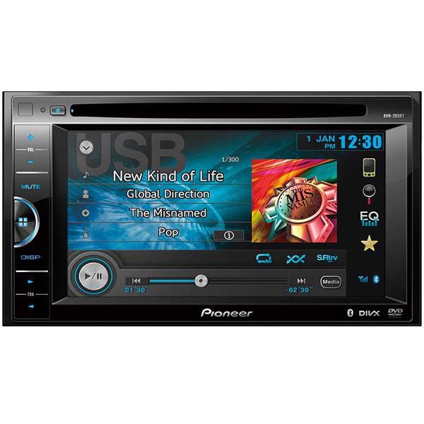 پخش کننده خودرو پایونیر AVH-265BT، Pioneer AVH-265BT Car Audio