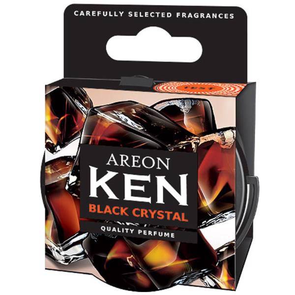 خوشبو کننده خودرو آرئون مدل Ken با رایحه Black Crystal، Areon Ken Black Crystal Car Air Freshener