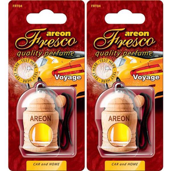 خوشبو کننده ماشین آرئون مدل فرسکو با رایحه Voyage - بسته دو عددی، Areon Fresco Voyage Car Air Freshener - Pack Of 2