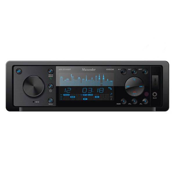 پخش کننده خودرو مکسیدر MX-2549BT، Maxeeder MX-2549BT Car Audio