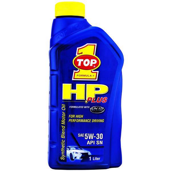 روغن موتور خودرو تاپ وان مدل HP Plus 5W-30 حجم 1 لیتر، Top 1 HP Plus 5W-30 Car Engine Oil 1L