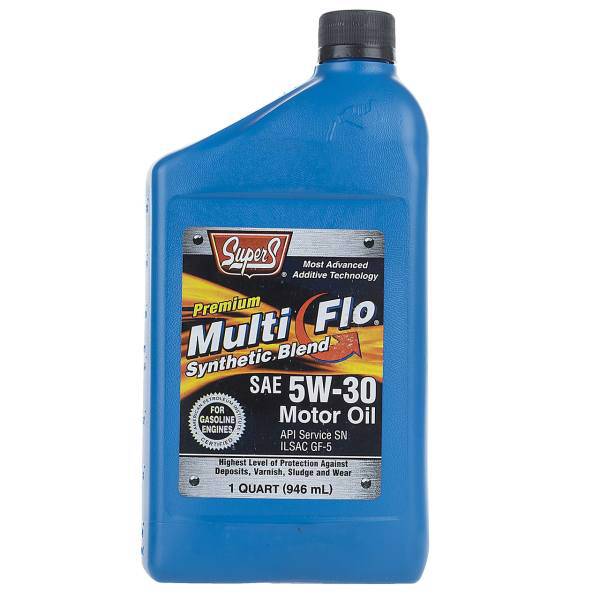 روغن موتور خودرو سوپر اس مدل Multi Flo 5W-30 حجم 946 میلی لیتر، Super S Multi Flo 5W-30 Car Engine Oil 946ml