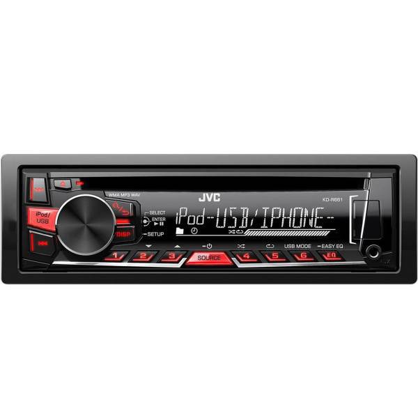 پخش کننده خودرو جی وی سی مدل KD-R661، JVC KD-R661 Car Audio