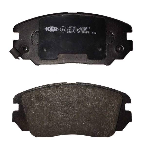 لنت ترمز جلو آیسر مدل 181745، Icer 181745 Front Brake Pad