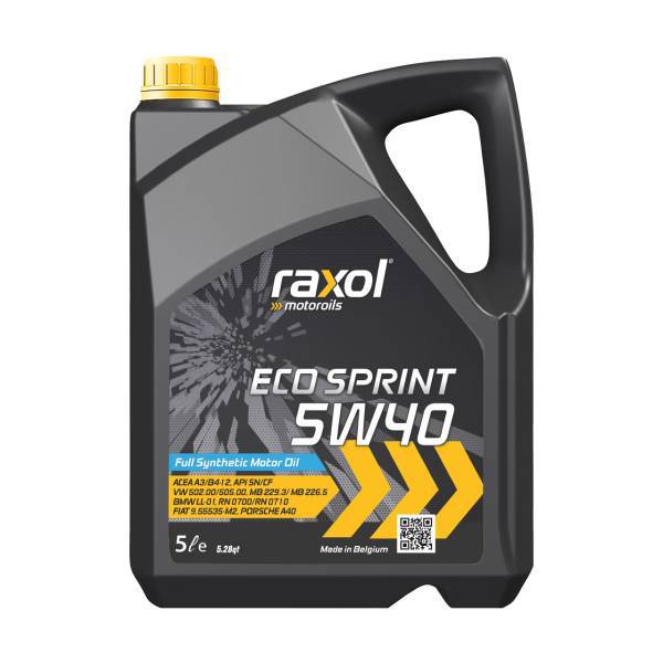 روغن موتور خودرو رکسول مدل 5W40 Full Synthetic حجم 5 لیتر، Raxol 5W40 Full Synthetic Motor Oil 5L