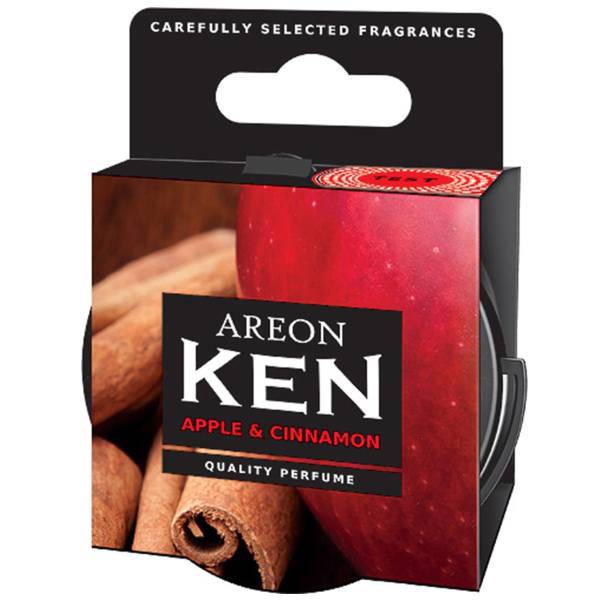 خوشبو کننده خودرو آرئون مدل Ken با رایحه Apple And Cinnamon، Areon Ken Apple And Cinnamon Car Air Freshener