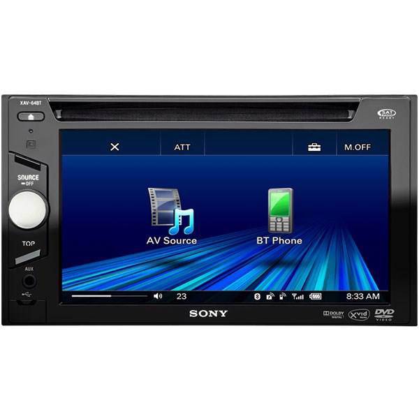 پخش کننده خودرو سونی XAV-64BT، Sony XAV-64BT Car Audio