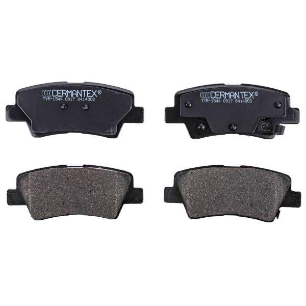 لنت ترمز عقب سرمنتکس مدلTYR-1544 مناسب برای کیا اپتیما، Cermantex TYR-1544 Rear Brake Pad For Kia Optima