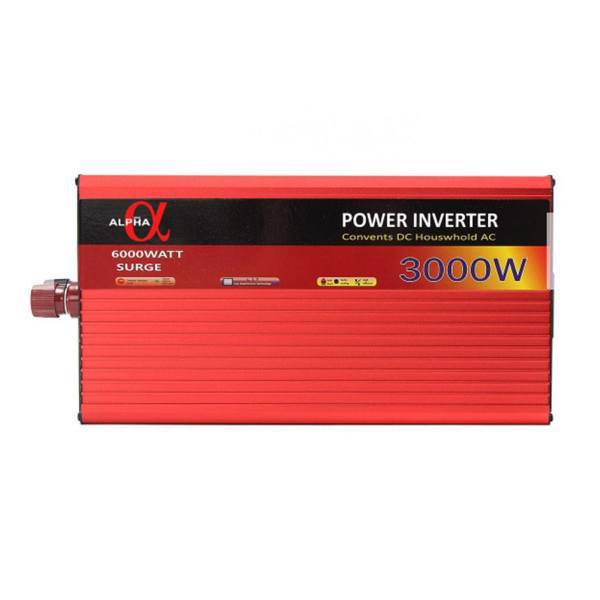 مبدل برق خودرو آلفا مدل 12V-TO-220V-3000W