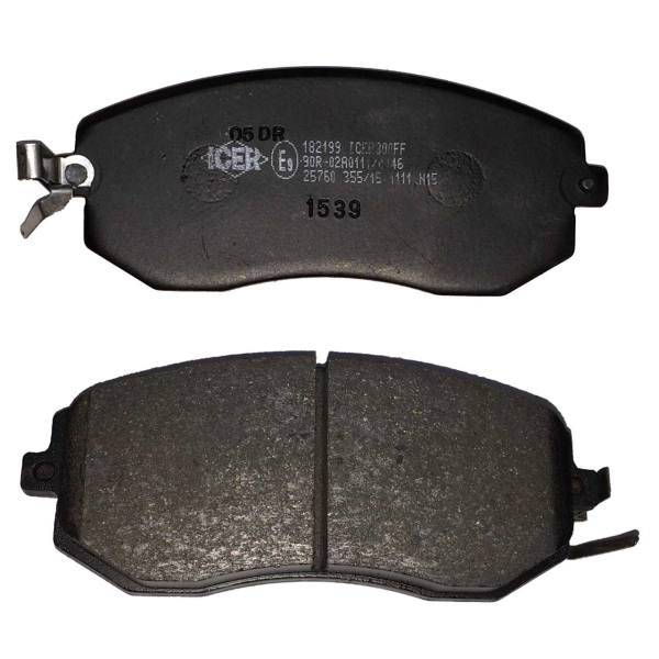 لنت ترمز جلو آیسر مدل 182199، Icer 182199 Front Brake Pad