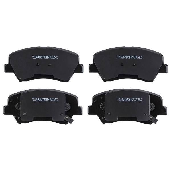 لنت ترمز جلو سرمنتکس مدل TYF-1595 مناسب برای هیوندای النترا، Cermantex TYF-1595 Front Brake Pad For Hyundai Elentra