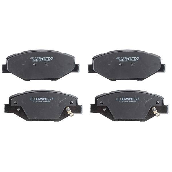 لنت ترمز جلو سرمنتکس مدل WVA-21150 مناسب برای سمند، Cermantex WVA-21150 Front Brake Pad For Samand